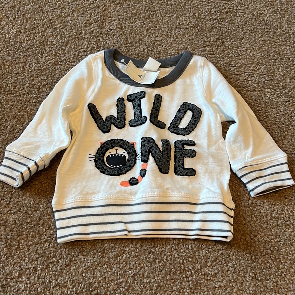 Baby Gap BNWT Wild One tiger sweater.  6-12 month.